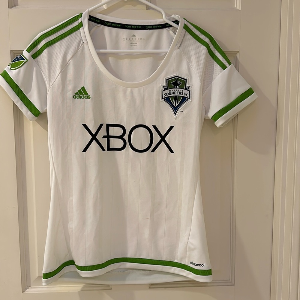 Seattle Sounders Adidas Jersey, Size Medium 12-14